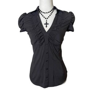 Express Design Studio Button Up Blouse
